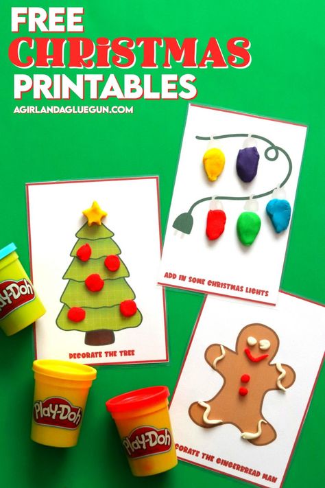 Christmas Play Doh, Christmas Playdoh, Play Dough Christmas, Play Doh Mats, Playdough Activities, Playdough Mats, Christmas Play, Christmas Cut Files, Snowman Gifts