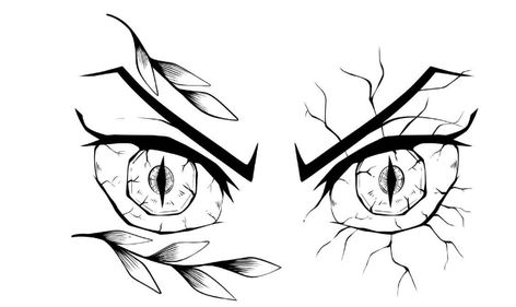 Nezuko Eyes, Slayer Tattoo, Manga Tattoo, Japan Tattoo Design, Silhouette Tattoos, Vine Tattoos, Cute Tiny Tattoos, Tattoo Stencil Outline, Japan Tattoo