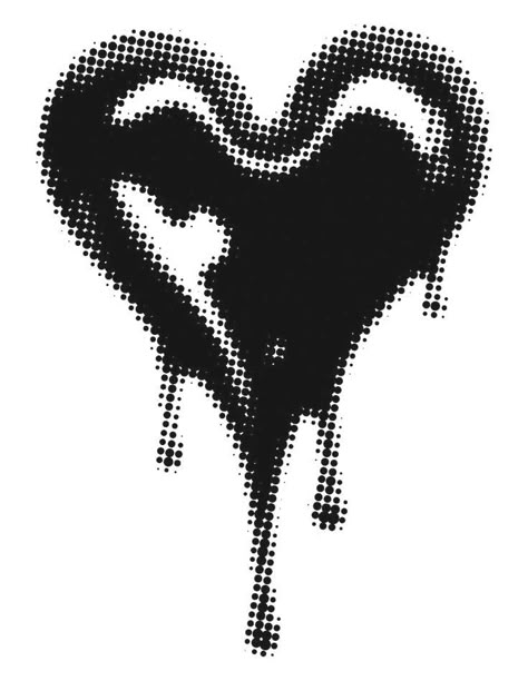 Punk Love Aesthetic, Halftone Aesthetic, Aesthetic Stickers Transparent, Poster Prints Aesthetic Black And White, Tattoo Png For Editing, Heart Png Aesthetic, Transparent Stickers Png, Black Aesthetic Stickers, Punk Design Graphic