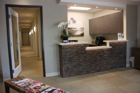 Administrative Assistant Office Design, Medical Office Waiting Room Ideas, Medical Reception Design, Medical Office Reception Area, Medical Office Reception Design, Waiting Room Ideas Reception Areas, Reception Office Ideas, Medical Office Reception Desk, Small Reception Area