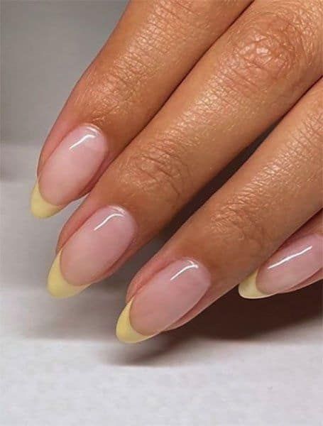 Yellow Nail Designs, Yellow Nails Design, Yellow Nail, Her Nails, Oval Nails, Yellow Nails, Fire Nails, Dream Nails, Chic Nails