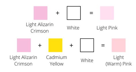 How to Make Pink (Color Mixing Guide) What Colors Make Pink? How To Make Pink Paint, Pink Color Mixing, What Colors Make Pink, Acrylic Colour Mixing Chart, Blush Pink Paint, Color Mixing Chart Acrylic, How To Make Pink, Color Mixing Guide, Mixing Paint Colors