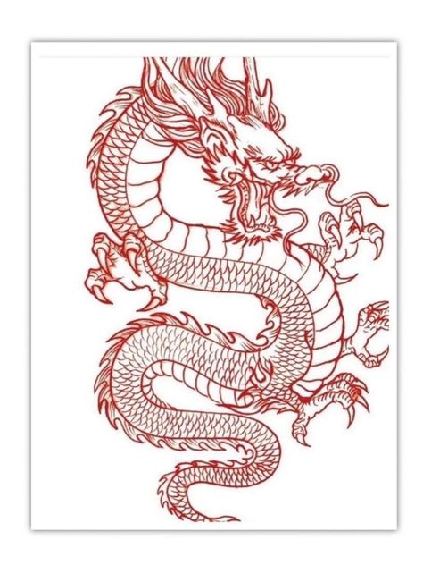 Pink Dragon Tattoo, Dragon Tattoo Stencil, Tattoo Festival, Red Dragon Tattoo, Dragons Tattoo, Arm Sleeve Tattoos For Women, Dragon Rouge, Matching Sister Tattoos, Bunny Tattoos