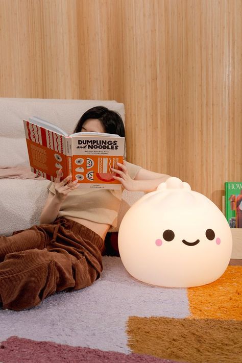 Jumbo Lil B Dumpling Lamp Cat Lamp, Rainbow Plush, Cute Furniture, Plush Bags, Kawaii Gifts, Room Makeover Bedroom, Color Changing Led, Wall Outlets, Narwhal