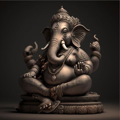 Lord ganesha sculpture, background for g... | Premium Photo #Freepik #photo #ganesh-chaturthi #vinayaka-chaturthi #indian-god #ganesh-festival Angry Ganesha, Sculpture Background, Lord Pictures, Vinayaka Chaturthi, Ganesh Sculpture, Ganesha Sculpture, Ganesh Festival, God Ganesh, Shri Ganesh Images