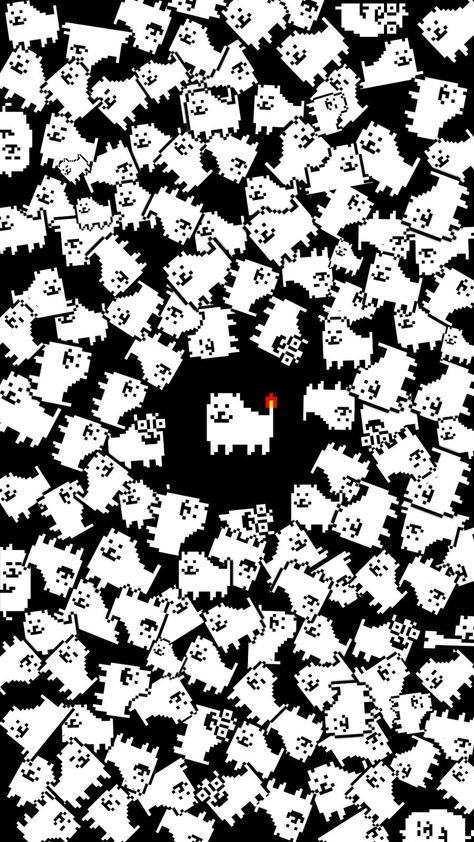 Undertale Dog, Geeky Wallpaper, Undertale Background, Fox Dog, Fox Games, Cute Mobile Wallpapers, Goth Wallpaper, Dog Icon, Toby Fox