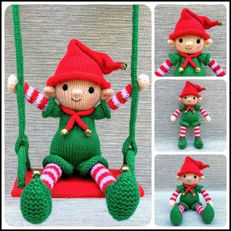 Knitted Crafts, Christmas Knitting Projects, Christmas Knitting Patterns Free, Knitting Hat, Pom Pom Maker, Knit Ideas, Magic Loop, Christmas Knitting Patterns, Needle Felting Kits