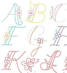 Monograms Crewel Embroidery Patterns, Western Embroidery, Hand Embroidery Patterns Free, Embroidery Alphabet, Embroidery Letters, Embroidery Transfers, Embroidery Patterns Vintage, Embroidery Monogram, Brazilian Embroidery