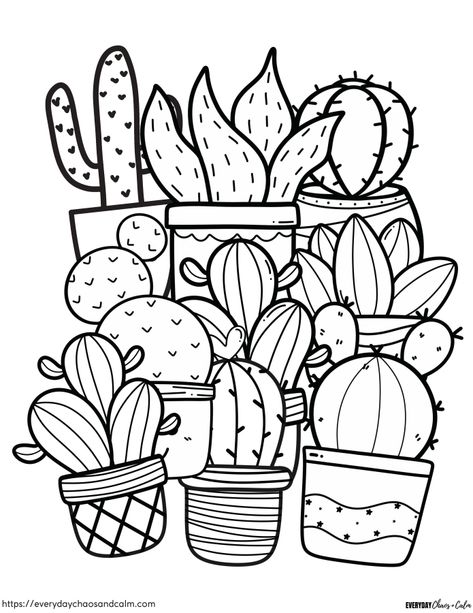 Are you looking free cactus coloring pages? This collection of coloring sheets is sure to provide hours of coloring fun for all ages! These printable, free cactus coloring sheets are the perfect base for learning more about these unique plants. So grab your crayons or markers and let’s get coloring! Cactus Coloring Page, Cartoon Coloring, Preschool Coloring Pages, School Coloring Pages, 2024 Ideas, Easy Coloring, Free Adult Coloring Pages, Printable Adult Coloring Pages, Doodle Coloring