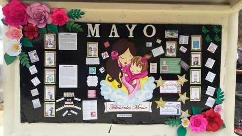 Periódico mural mayo Mural Mayo, Financially Free, Mural, Collage, Frame, Pins, Quick Saves, Home Decor, Home Décor