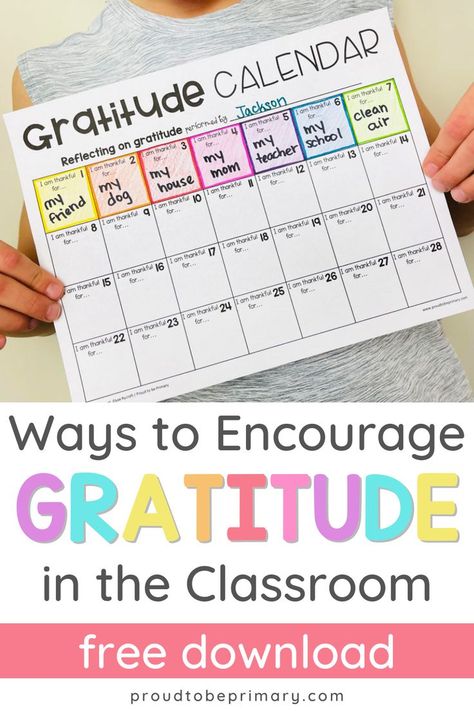 Gratitude Calendar, Teaching Kids Gratitude, Thankful Activities, Teaching Gratitude, Teaching Respect, Gratitude Book, School Counseling Lessons, Gratitude Activities, Social Emotional Activities