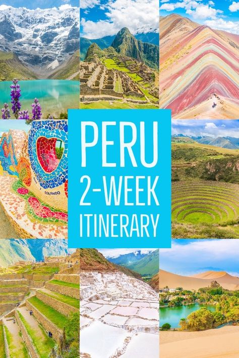 Peru Itinerary, Peru Trip, Peru Vacation, Peru Travel Guide, South America Travel Destinations, Latin America Travel, Machu Picchu Peru, Rainbow Mountain, Les Continents