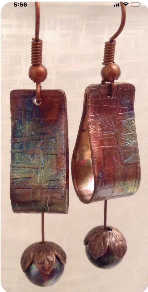 Etched Copper Jewelry, Flame Painting, Copper Clay, Metal Magic, Etched Jewelry, Metal Art Jewelry, Copper Jewellery, Copper Wire Jewelry, Metalsmithing Jewelry