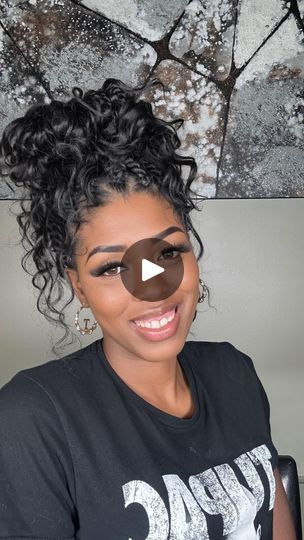 Quick Crochet Hairstyles For Black Women, Messy Bun With Braids Black Women, Crochet Hair Updo Styles, Boho Braids Bun, Updo Crochet Hairstyles, Half Up Crochet Braid Styles, Crochet Hair Bun, Quick Crochet Hairstyles, Easy Crochet Hairstyles