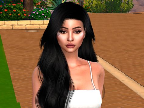 Sims 4 Kylie Jenner Cc, Sims 4 Kendall Jenner, Kylie Bratz, Sims 4 Kylie Jenner, The Sims 4 Cc Makeup, Kylie Jenner Face, Kylie Jenner Dress, Kylie J, Sims 4 Cc Makeup