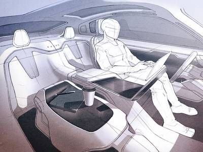 Why should self-driving cars look like cars? Car Interior Sketch, Car Interior Design Sketch, Car Poses, Interior Design Drawings, Interior Design Sketch, Interior Design Sketches, Car Interior Design, Industrial Design Sketch, Interior Sketch