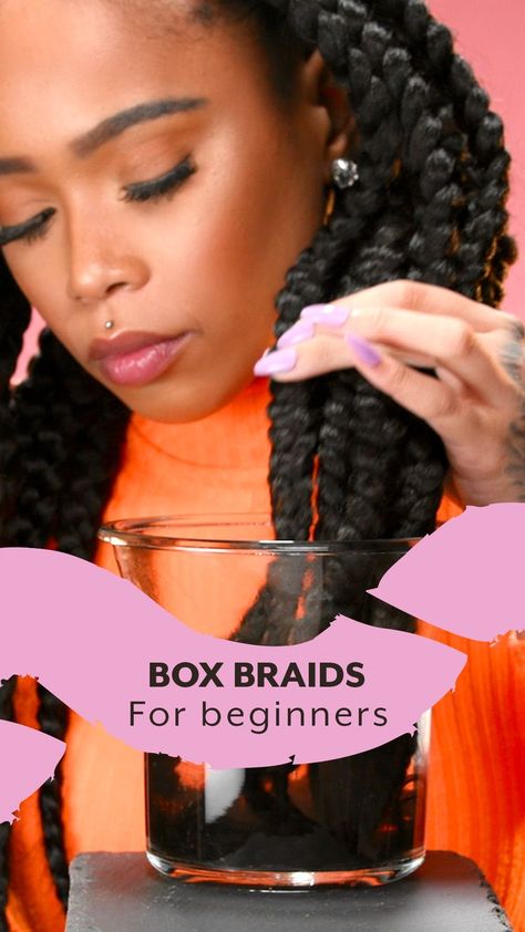 Here are our best tips to nail your box braids like a pro! Box Braids For Beginners, Braids For Beginners, Box Braids Tutorial, Braids Tutorial, Bantu Knots, Braids For Black Women, Next Fashion, Beauty Studio, Faux Locs