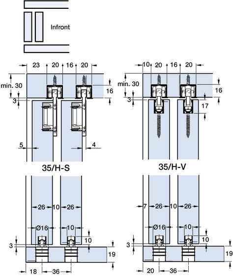 sliding wardrobe door Sliding Door Dimensions, Wallrobes Designs Sliding, Sliding Door Dimension, Sliding Door Wardrobe Detail Drawing, Wardrobe Shutter Design, Sauna Bathroom, Aristo Sliding Wardrobe, Sliding Cupboard, Sliding Door Rail