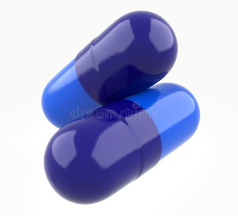 Pair Of Blue Pills Up Close. 3D close up rendering of a pair of two tone blue pills isolated on a white background vector illustration Plan B Pill Pictures, Collage Cutouts, Blue Pill, Pill Bottles, Graphic Arts, Background Illustration, Blue Aesthetic, Holidays And Events, Stock Illustration