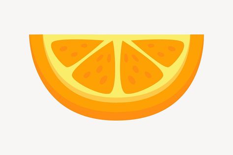 Tangerine slice clipart, food illustration vector. Free public domain CC0 image. | free image by rawpixel.com Orange Slice, Orange Fruit, Food Illustration, Orange Slices, Food Illustrations, Illustration Vector, Free Image, Public Domain, Free Images