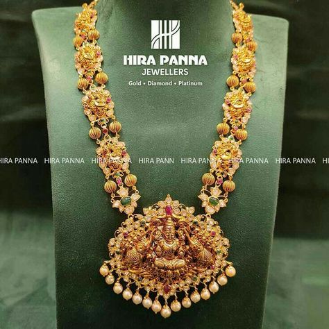 Gold Long Haralu Latest, 5 In One Vaddanam, 3 In 1 Haram Designs, 5 In 1 Haram Designs, 5 In 1 Vaddanam Designs, 60 Grams Gold Haram Designs, 40grams Gold Haram, Gold Haram Designs, Saree Function