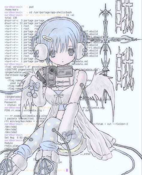 Cybercore Aesthetic, 영감을 주는 캐릭터, Art Inspiration Drawing, Funky Art, A Drawing, Pretty Art, Cute Icons, Aesthetic Art, Anime Character