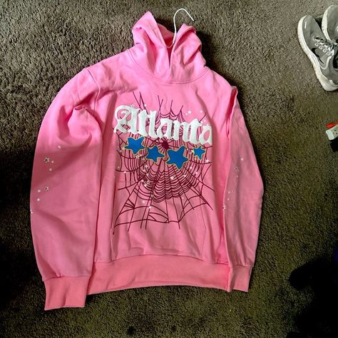 SPIDER HOODIE PINK ATLANTA
NEVER WORN 
SEND OFFERS 
NEED IT GONE 
✅ Pink Sp5der Hoodie, Spider Hoodie, Sp5der Hoodie, Skater Brands, Champion Crewneck, Champion Sweatshirt, Nike Sweatshirts, Y2k Streetwear, Quarter Zip Pullover