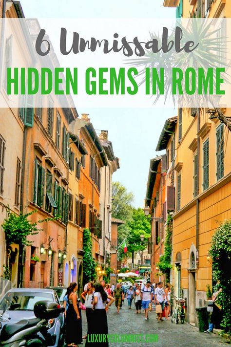 6 Unmissable Hidden Gems in Rome, Italy Rome Itinerary, Travel Wishes, Italy Holidays, Italy Travel Tips, Travel Italy, Italy Travel Guide, Visit Italy, Europe Travel Guide, Rome Travel