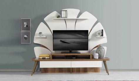 Top 50 Modern TV Stand Design Ideas For 2020 - Engineering Discoveries Led Stand Design, टीवी यूनिट, Stand Design Ideas, Tv Stand Modern Design, Tv Unit Design Modern, Tv Unit Decor, Modern Tv Wall Units, Tv Stand Designs, Tv Unit Furniture