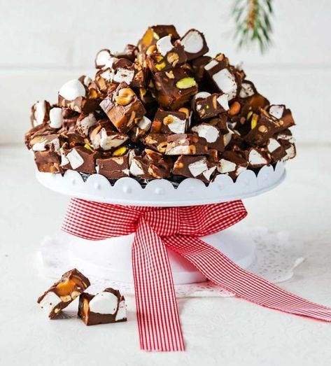 Årets läckraste julgodis – 8 fantastiska recept | Land Jul Kaka, Rocky Road Fudge, Keto Holiday Recipes, Keto Holiday, Merry Christmas Wishes, Christmas Food Desserts, Christmas Sweets, Christmas Feeling, Candy Cookies