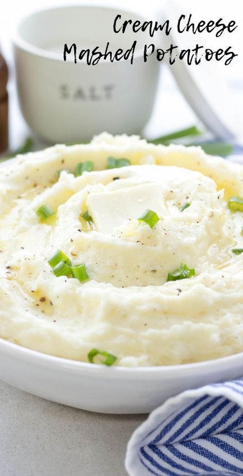 Cream Cheese Mashed Potatoes, how to make mashed potatoes, perfect mashed potatoes, holiday side dish, Thanksgiving side dish, Christmas side dish, Easter side dish, mashed potatoes, potato recipe Thanksgiving Mashed Potatoes, Thanksgiving Potatoes Recipes, Garlic Mashed Potatoes Easy, Thanksgiving Potatoes, Cream Cheese Mashed Potatoes, Mashed Potatoes Thanksgiving, Mash Potato, Potatoes Easy, Cheese Mashed Potatoes