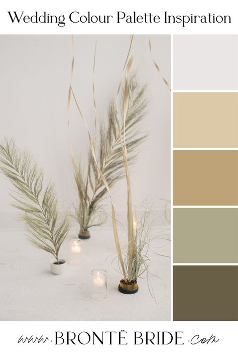 Beige And Sage Wedding Color Palettes, Green White Cream Wedding, Green Champagne Color Palette, Wedding Sage Green Colour Schemes, Olive Green And Champagne Wedding, Beige Green Wedding, Green Wedding Colour Scheme, Champagne Colour Palette, Olive Green Wedding Theme Color Schemes