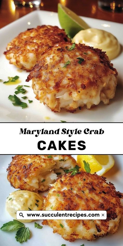 Delight in Homemade Maryland Style Crab Cakes, a coastal classic that’s easy to make at home! With tender crab meat and a hint of Old Bay seasoning, these cakes are perfect as an appetizer or main dish. Maryland Crab Cakes No Filler, Crab Cakes Recipe Best Easy, Fancy Side Dishes, Crab Cakes Recipe Best, Easy Crab Cakes, Baltimore Crab Cakes, Old Bay Crab Cakes, Best Crab Cakes, Crabby Patties