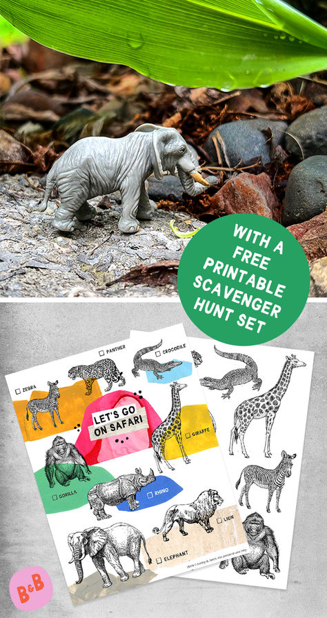 Our backyard safari kids activity and free printable safari scavenger hunt PDF pages Safari Scavenger Hunt Free Printable, Safari Party Activities, Safari Scavenger Hunt, Toddler Activities Summer, Outdoor Play For Kids, Outdoor Activity For Kids, Outdoor Nature Activities, Mini Backyard, Summer Activities For Toddlers