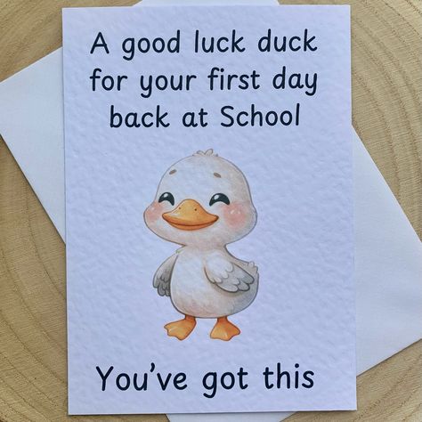 Something a little different 😍 Wish your child good luck for their first day at School with one of these adorable animal print cards (A6 size) They could keep it in their school bag if they’re needing a little courage or a reminder of your love and support 🥰 I have more animals available if they have a favourite, message me and I’ll check if I have it for you! Available on my Etsy shop, you can also DM to order #mumsofinstagram #mumsofinsta #mumsofig #mumsofinstagramuk #mumlifeuk #school... Good Luck In School, Good Luck Wishes, First Day At School, Print Cards, Bullet Planner, Good Luck Cards, Learn Korean, Love And Support, A6 Size