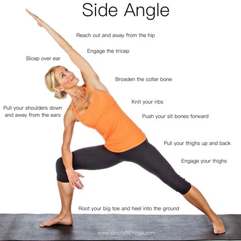 Extended Side Angle Pose Yoga, Yoga 101, Side Angle Pose, Yoga Information, Side Fat, Side Angle, Yoga Illustration, Fitness Outfit, Body Gym