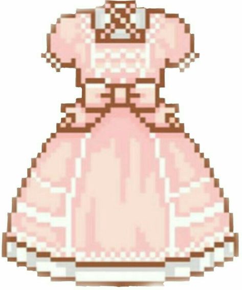 Use as twitch or discord emote more on profile boards! Pink Cute Dress, Pixel Stickers, Pixel Kawaii, Style Chart, Pixel Art Tutorial, Pix Art, Anime Pixel Art, Baby Fairy, Notion Template