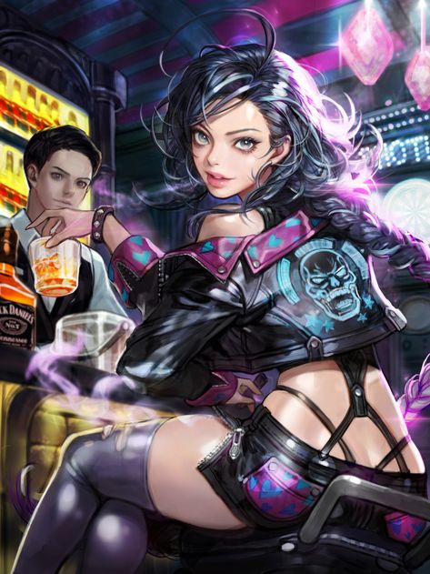 ArtStation - Gangroad, Monable . Gang Road, Fantasy Images, Christina Ricci, Marvel Comics Art, Art Station, Pin Up Art, Girls Characters, Manga Illustration, Special Characters