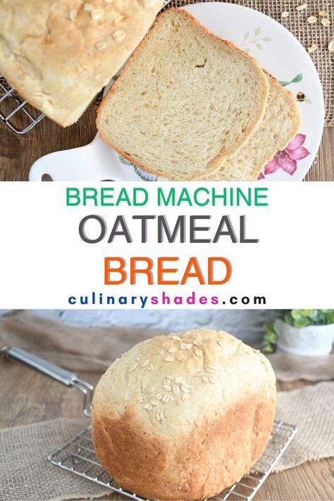 Bread Recipe For Beginners, Oatmeal Bread Recipe, Oat Bread Recipe, Beginners Bread Recipe, Easy Bread Recipe, Baking Breads, Recipe For Beginners, Healthy Bread Recipes, Homemade Foods