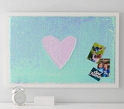 Room Decor & Wall Art | Pottery Barn Kids Teen Bulletin Board, Corkboard Wall, Kids Bulletin Boards, Emily And Meritt, Baby Bedding Sets, Playroom Furniture, Mattress Pads, Pink And White Stripes, Wall Systems