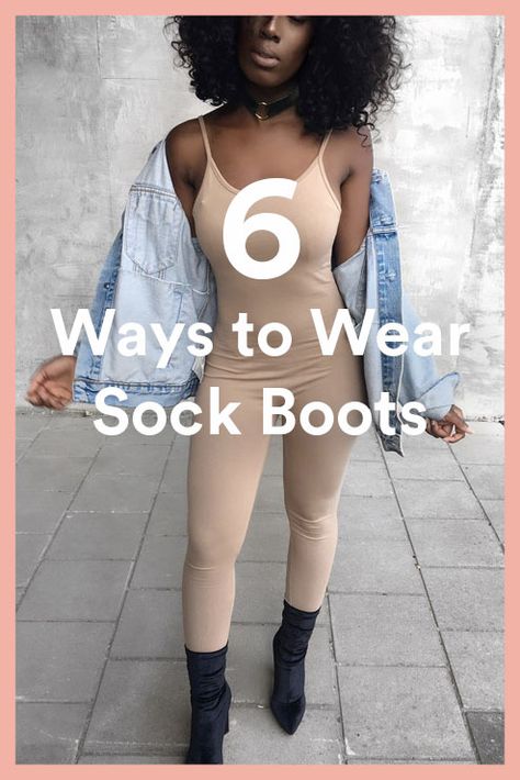 Sock Boots And Jeans, Medium Boots Outfit, Tan Sock Boots Outfit, Beige Sock Boots Outfit, Chunky Sock Boots Outfit, How To Wear Sock Boots, How To Style Sock Boots, Boot Socks How To Wear, Sock Boots Outfit Going Out