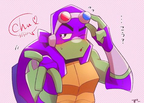 Donnie X Reader, Rottmnt Donnie, Donatello Ninja Turtle, Donatello Tmnt, Ninja Turtles Funny, Tmnt Artwork, Tmnt Art, Ninja Turtles Art, Tmnt 2012