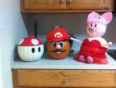 Pumpkin decorating contest  Toad, Mario, Olivia Toad Pumpkin Painting, Toad Pumpkin, Toad Mario Kart, Mario Pumpkin, Toad Mario, Mario Halloween, Pumpkins Kindergarten, Pumpkin Decorating Contest, Pumpkin Books