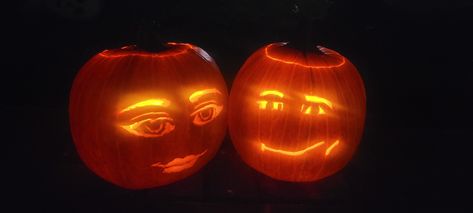 Pumpkin Halloween Idea, Jackolantern Ideas Funny, Roblox Woman Face Pumpkin, Pumpkin Carving Ideas Roblox Woman Face, Aesthetic Pumpkins Carvings, Roblox Man Face Pumpkin Carving, Pinterest Pumpkin Carving Ideas, Funny Jack O Lantern Ideas, Cutesy Pumpkin Carving Ideas