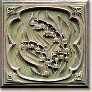 Ceramic Art Tile, Tudor Tile, Arts And Crafts Tiles, Relief Tiles, Pottery Tiles, Relief Tile, Art Nouveau Tile, Craftsman Tile, Pretty Tiles