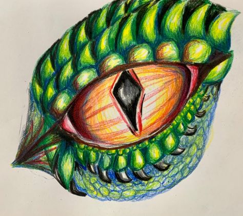 Dragon Eye Drawing, Colored Pencil Lessons, Draw A Dragon, Pastel Candle, Color Drawing Art, Jr Art, Kids Art Class, Rock Painting Patterns, Candle Art