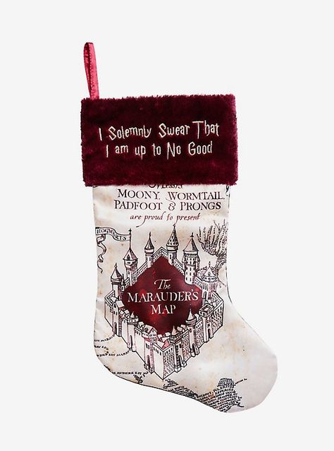 Harry Potter Marauder's Map Stocking,