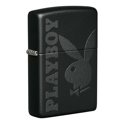 This Classic Matte Black lighter features a black Playboy Bunny and logo. The black on black tones of this design produces a high end aesthetic. Comes packaged in a gift box. For optimal performance fill with Zippo lighter fuel. Genuine Zippo windproof lighter with distinctive Zippo "click" All metal construction; windproof design works virtually anywhere Refillable for a lifetime of use; for optimum performance, we recommend genuine Zippo premium fluid, flints, and wicks Made in USA; Lifetime g