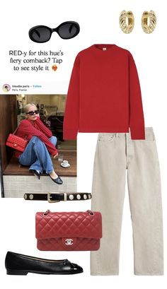 Almond Outfit, Red Sweater Outfit Aesthetic, Sweater Styling, Layering Techniques, Sweater Season, Casual Chic Outfit, Fashion Top, Fashion Mistakes, Mode Inspo