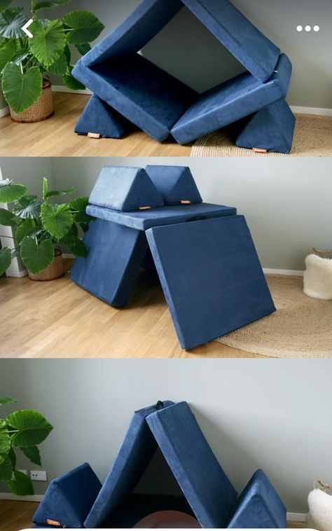 1 Nugget Couch Ideas, Kids Forts, Kids Couch, Boys Playroom, Toddler Playroom, Baby Learning Activities, Playroom Organization, Kids Sofa, Toddler Play